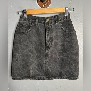 George’s Marciano for Guess vintage black denim skirt.  Size 27